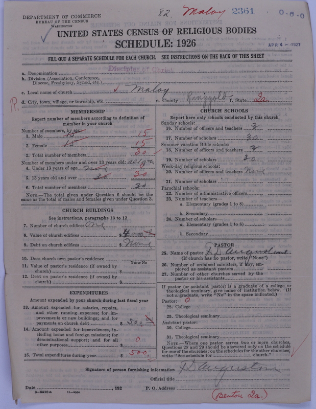 Scan of Disciples of Christ: 2361