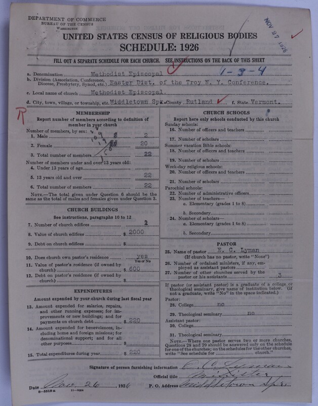 Scan of Federated Churches: 41