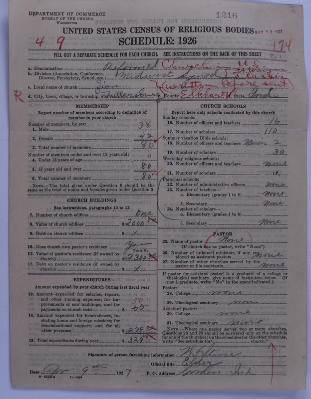 Scan of Reformed Church in the United States: 1216