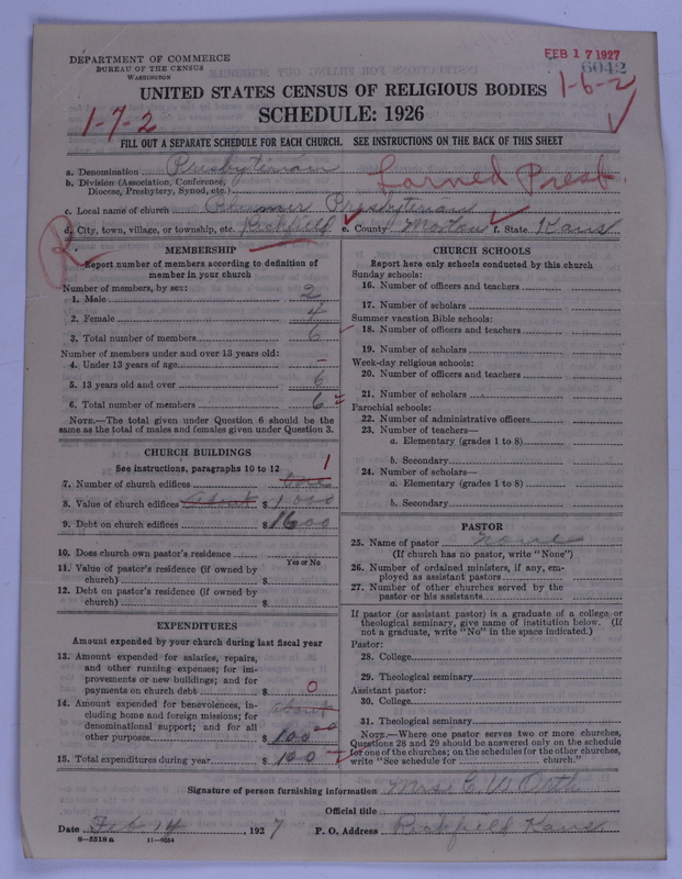 Scan of Presbyterian Church in the United States of America: 6042