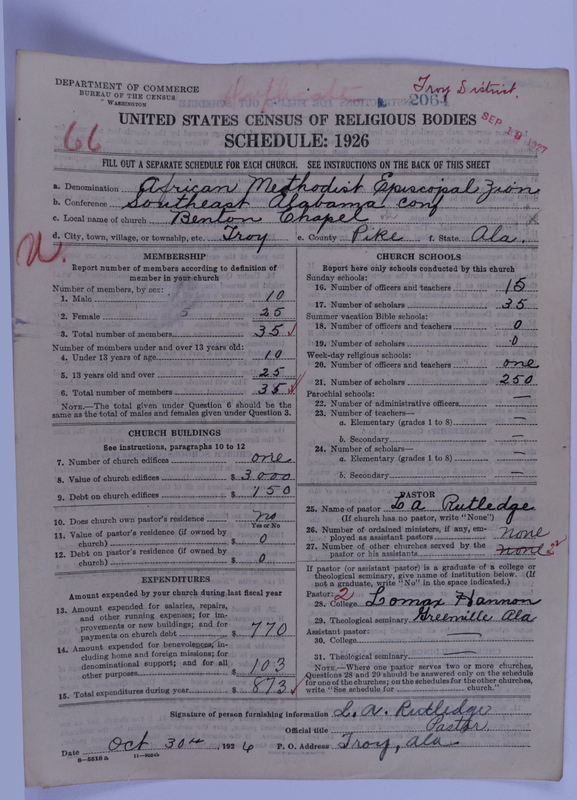 Scan of African Methodist Episcopal Zion Church: 2064