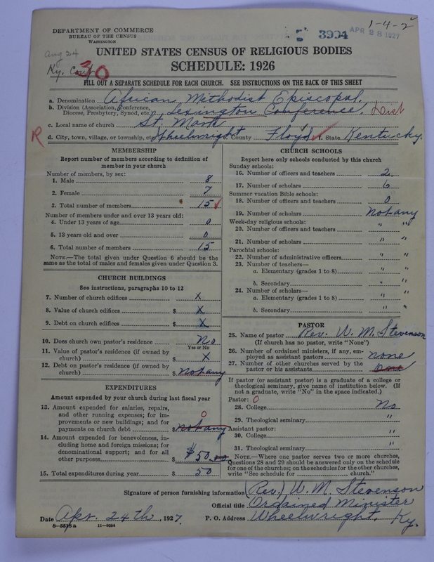 Scan of African Methodist Episcopal Church: 3994