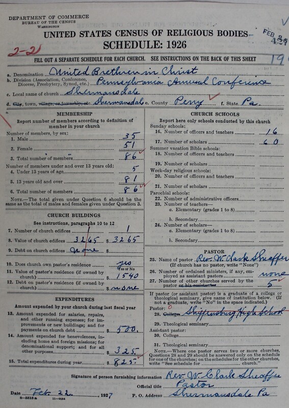 Scan of Church of the United Brethren in Christ: 427