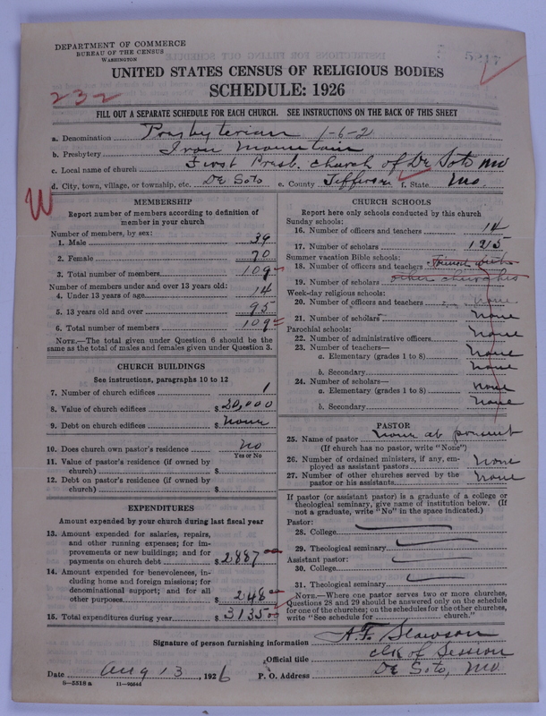 Scan of Presbyterian Church in the United States of America: 5217