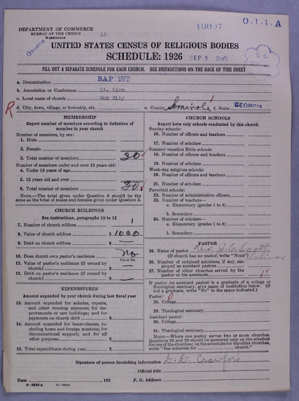 Scan of Negro Baptists: 10097
