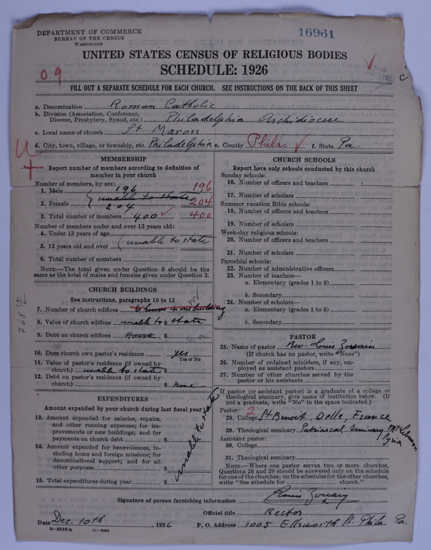 Scan of Roman Catholic Church: 16961