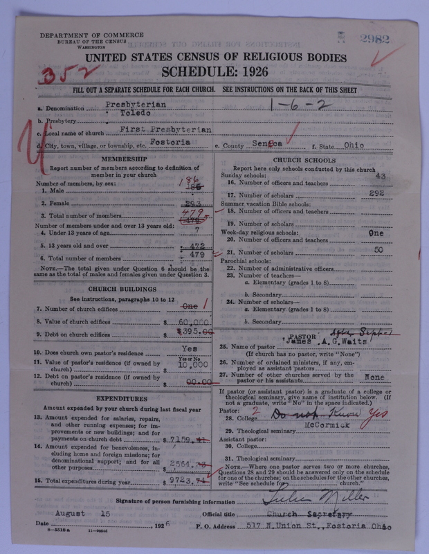 Scan of Presbyterian Church in the United States of America: 2982