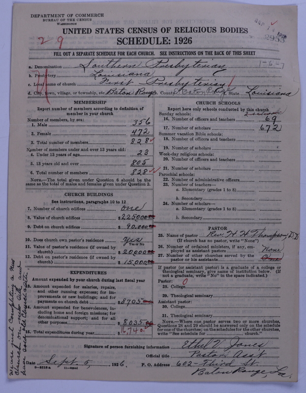 Scan of Presbyterian Church in the United States: 2955