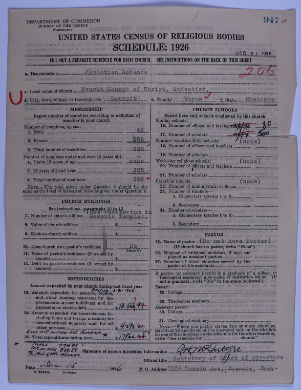 Scan of Church of Christ, Scientist: 947