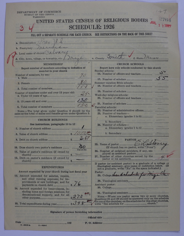 Scan of Presbyterian Church in the United States: 2764