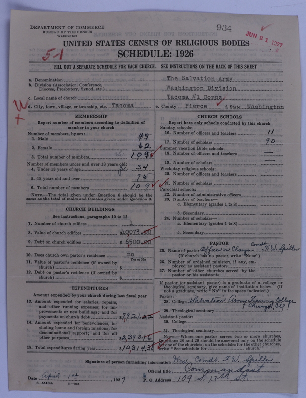Scan of Salvation Army: 934