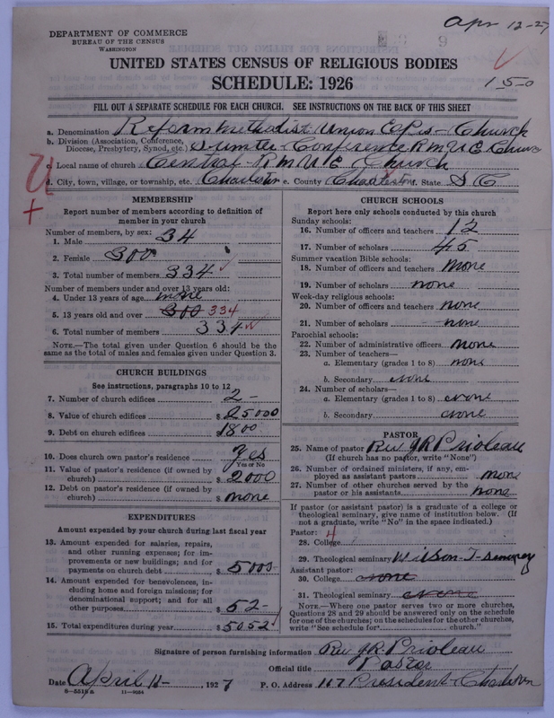 Scan of Reformed Methodist Union Episcopal Church: 9