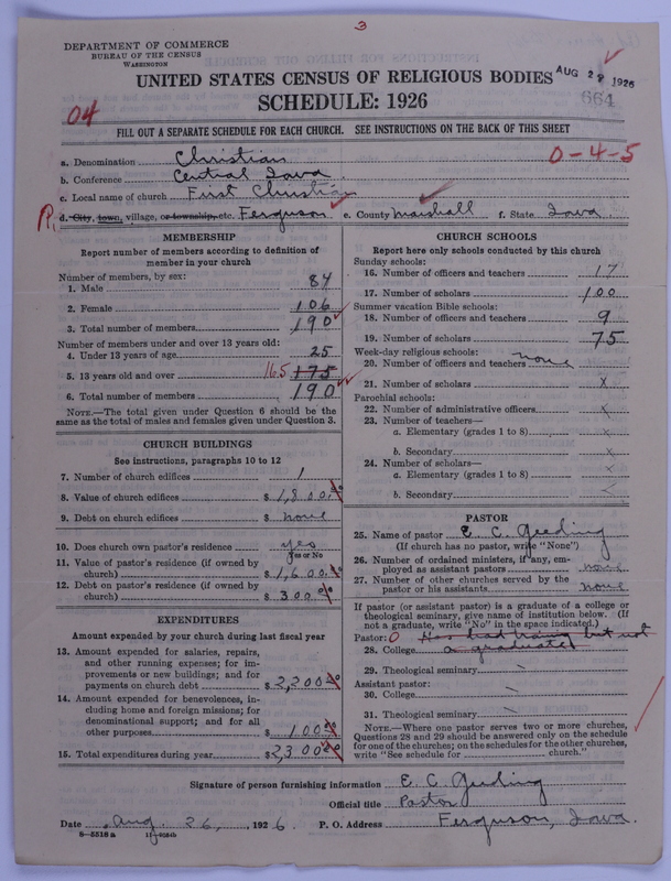 Scan of Christian Church (General Convention of the Christian Church): 664