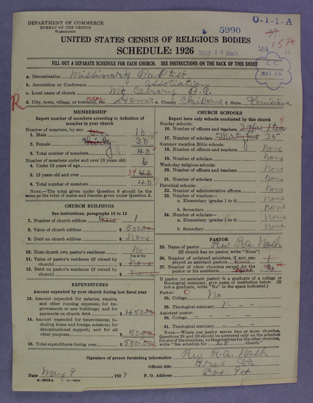 Scan of Negro Baptists: 5990
