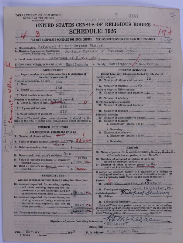 Scan of Reformed Church in the United States: 403