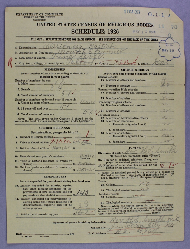 Scan of Negro Baptists: 10223