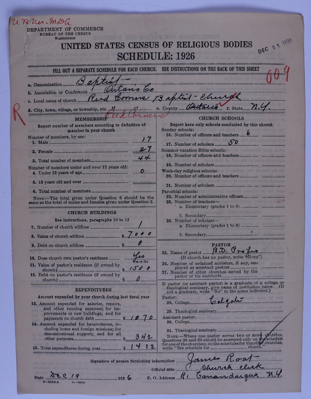 Scan of Federated Churches: 80