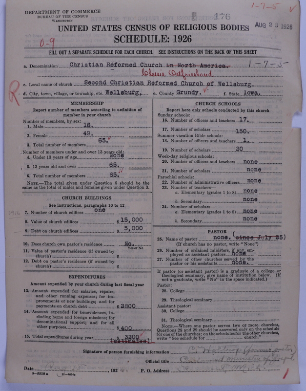 Scan of Christian Reformed Church: 176