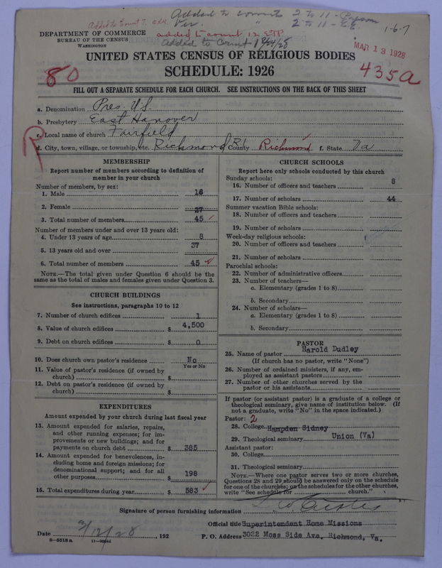 Scan of Presbyterian Church in the United States: 435a