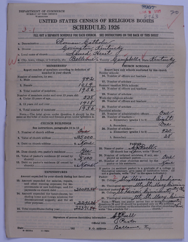 Scan of Roman Catholic Church: 8963