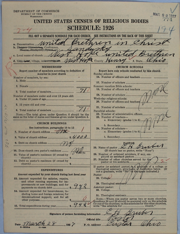 Scan of Church of the United Brethren in Christ: 774