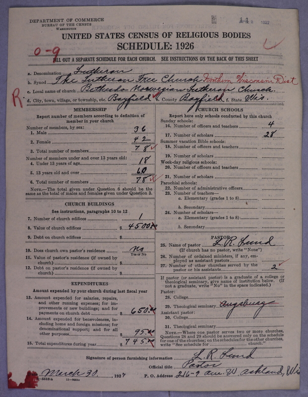 Scan of Lutheran Free Church: 14