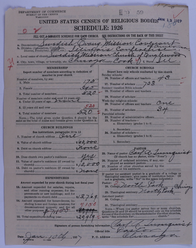 Scan of Swedish Evangelical Mission Covenant of America: 59