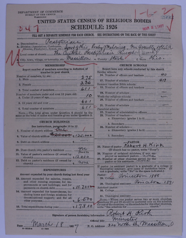 Scan of Presbyterian Church in the United States of America: 2992