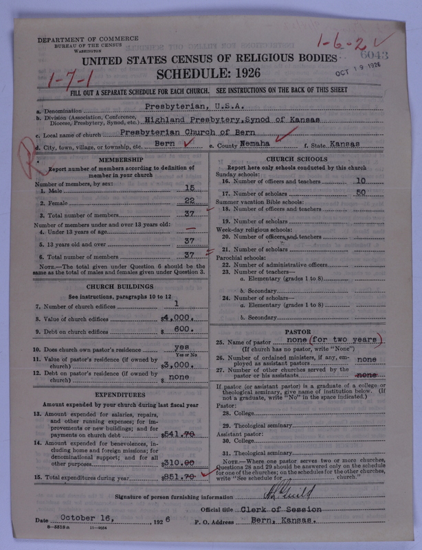 Scan of Presbyterian Church in the United States of America: 6043