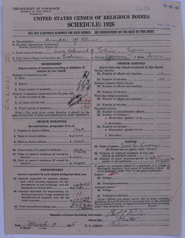 Scan of Disciples of Christ: 2133