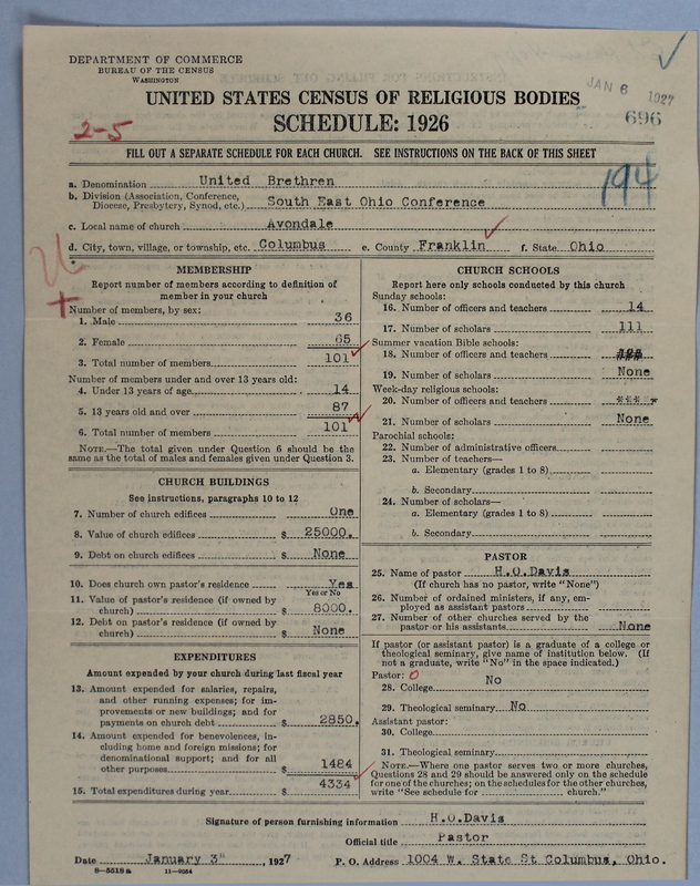 Scan of Church of the United Brethren in Christ: 696