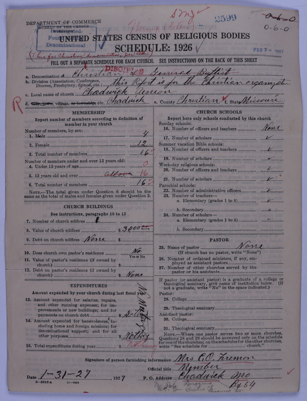 Scan of Disciples of Christ: 2599