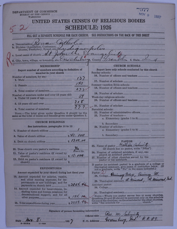 Scan of Roman Catholic Church: 7077