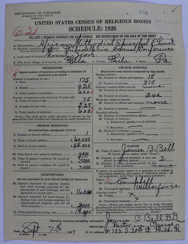 Scan of African Methodist Episcopal Church: 331