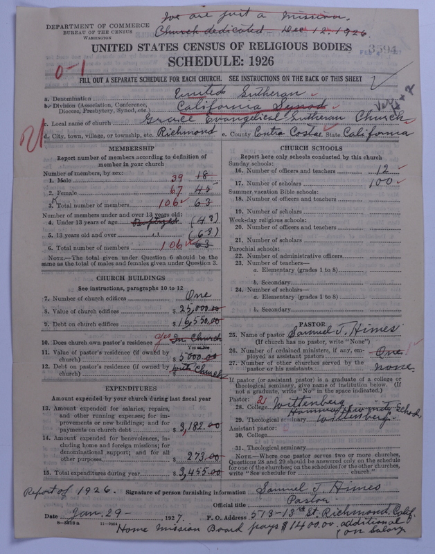 Scan of United Lutheran Church in America: 3594