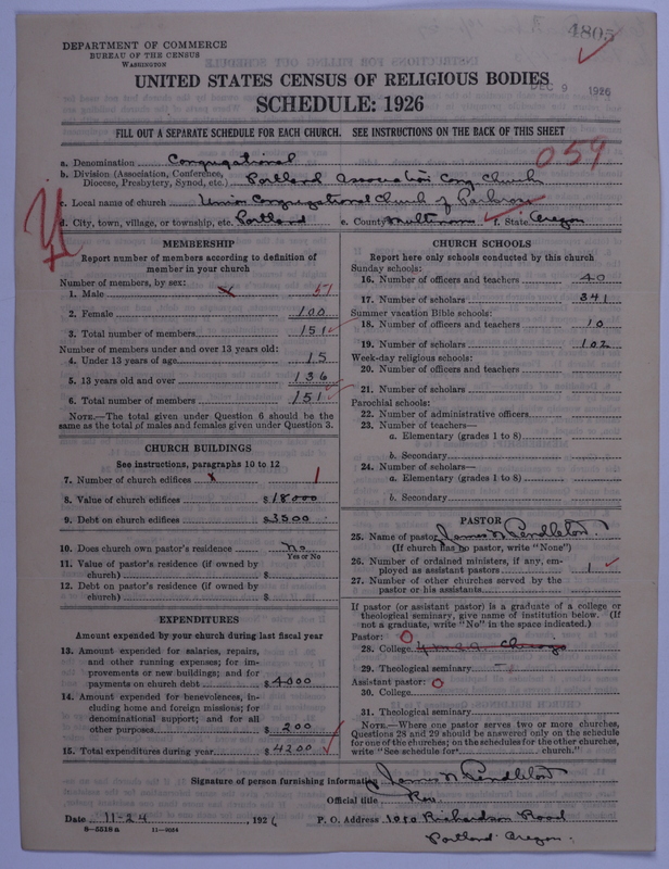 Scan of Congregational Churches: 4805