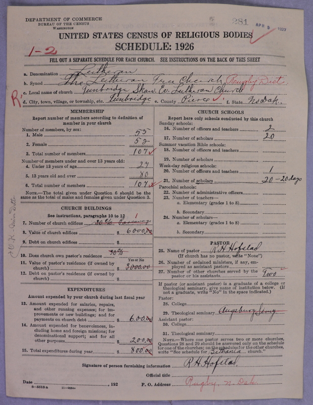 Scan of Lutheran Free Church: 281