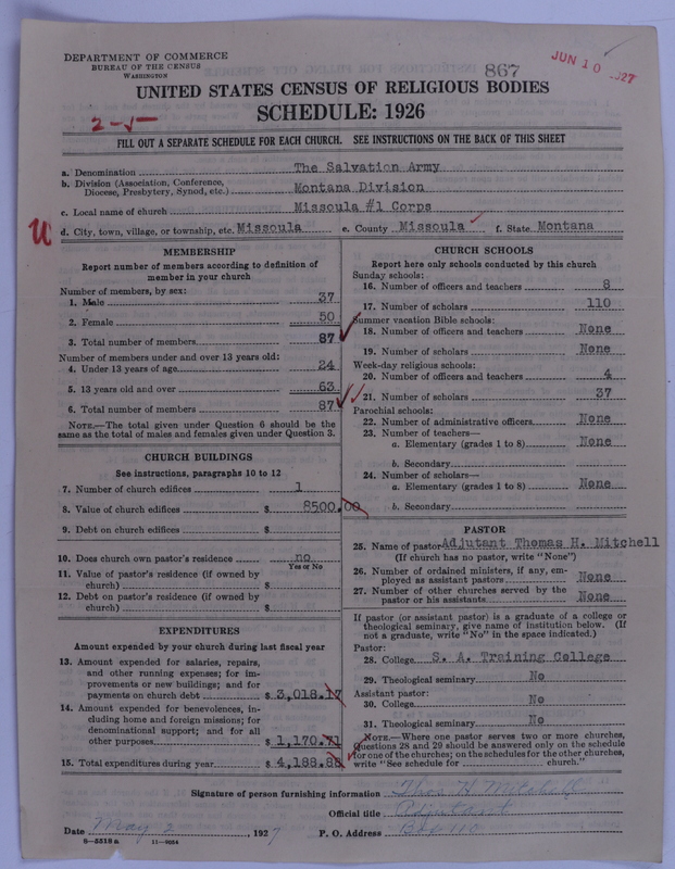 Scan of Salvation Army: 867