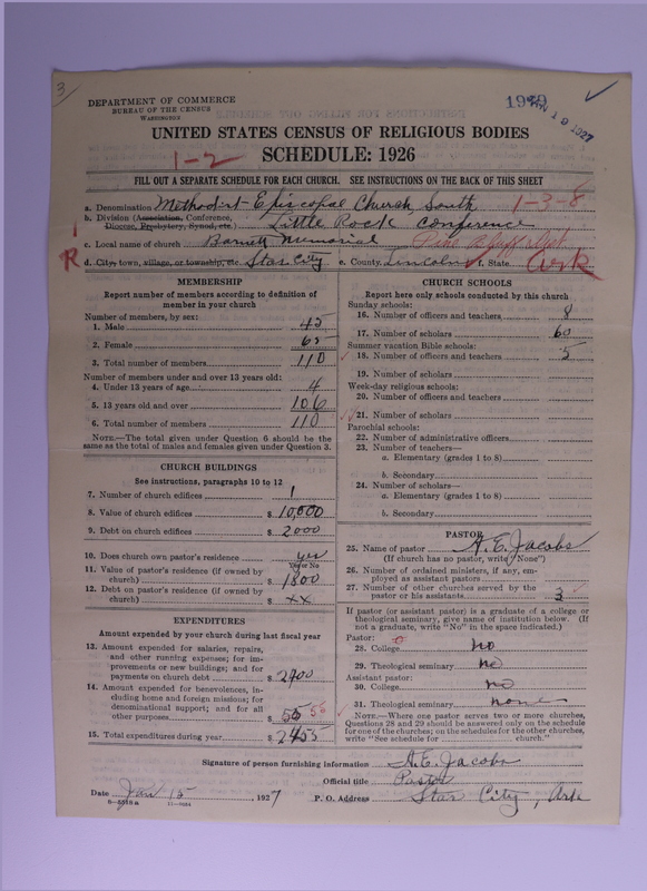 Scan of Methodist Episcopal Church, South: 1979