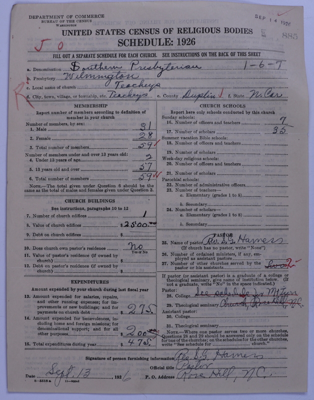 Scan of Presbyterian Church in the United States: 885