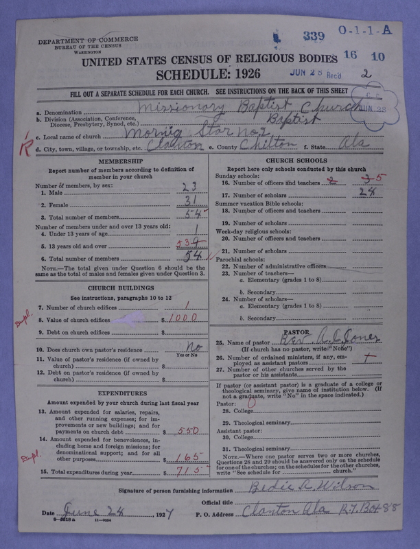 Scan of Negro Baptists: 339