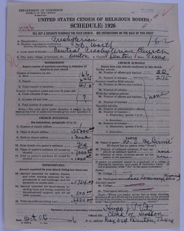 Scan of Presbyterian Church in the United States of America: 7557