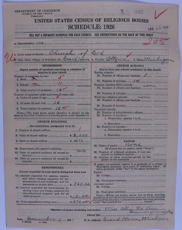 Scan of Church of God (Headquarters, Anderson, Ind.): 283