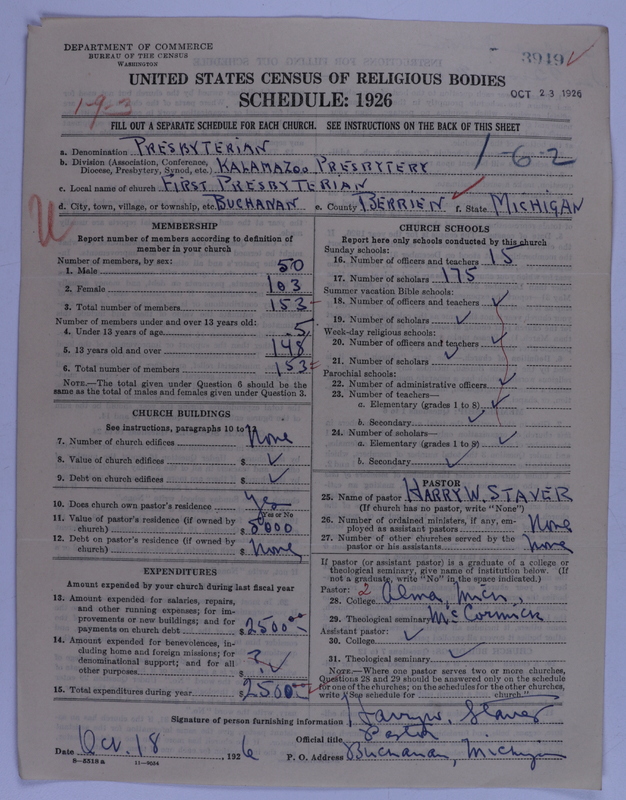 Scan of Presbyterian Church in the United States of America: 3949