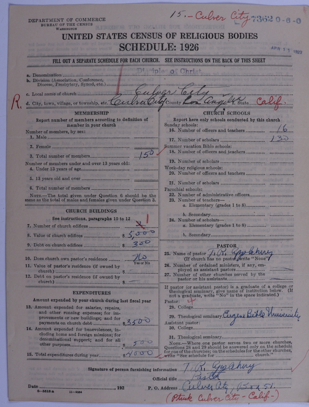 Scan of Disciples of Christ: 7362