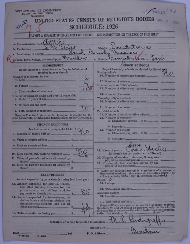 Scan of African Methodist Episcopal Church: 6235