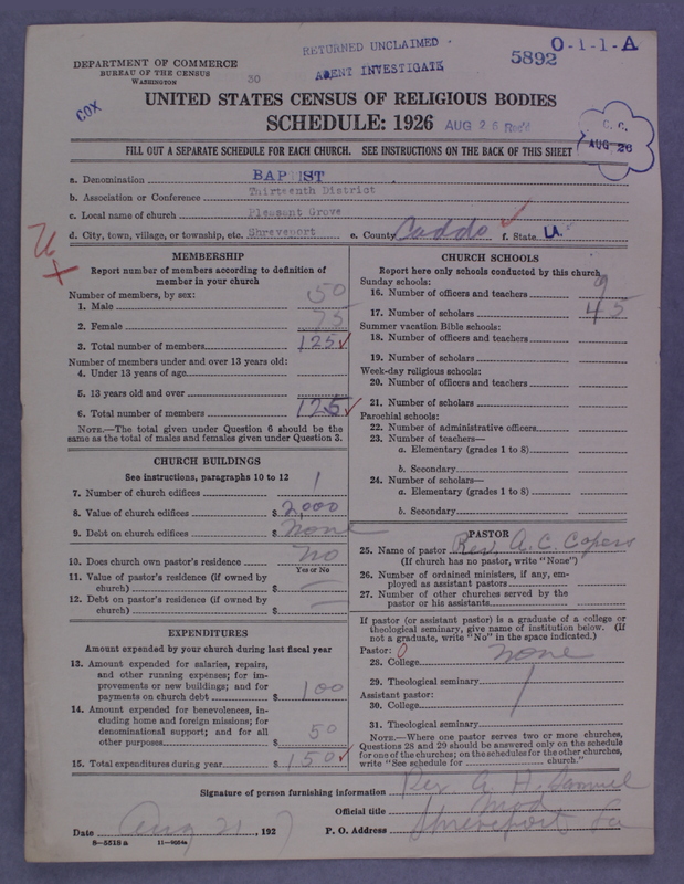 Scan of Negro Baptists: 5892