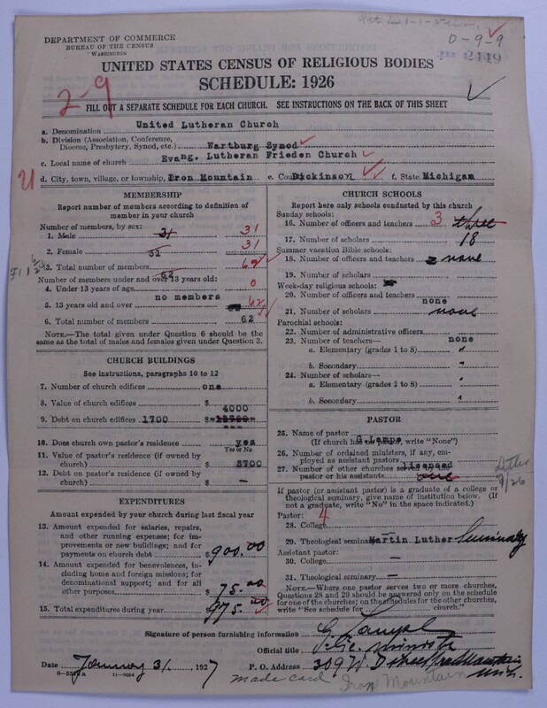 Scan of United Lutheran Church in America: 2449
