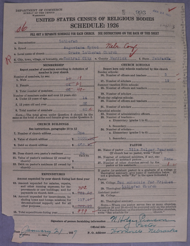 Scan of Evangelical Lutheran Augustana Synod of North America: 993