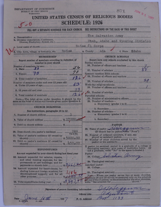 Scan of Salvation Army: 871
